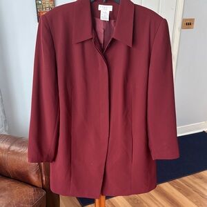 Pendleton Women's Maroon Blazer Jacket